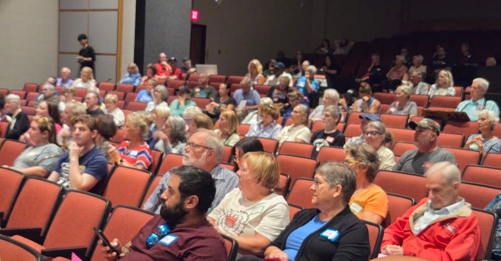 Democrats hold town hall to decry Tony Wied's absence,  GOP's cuts to social programs post image