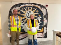 From left: Director of the Fox Valley Family Resource Center Chris Stewart and First 5 Fox Valley Executive Director Dr. Barb Tengesdal.